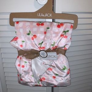 Cherry baby blanket